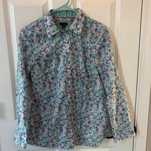 Talbots Multicolor Floral Button-Up Shirt